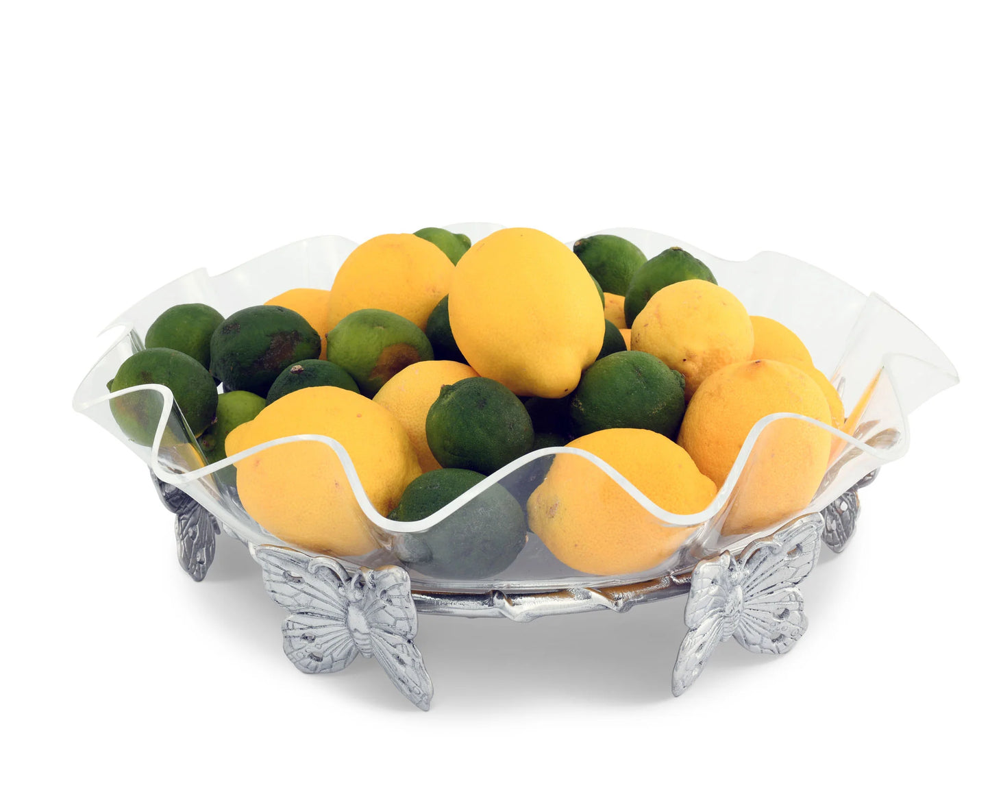 Butterfly Stand Acrylic Bowl