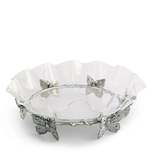 Butterfly Stand Acrylic Bowl