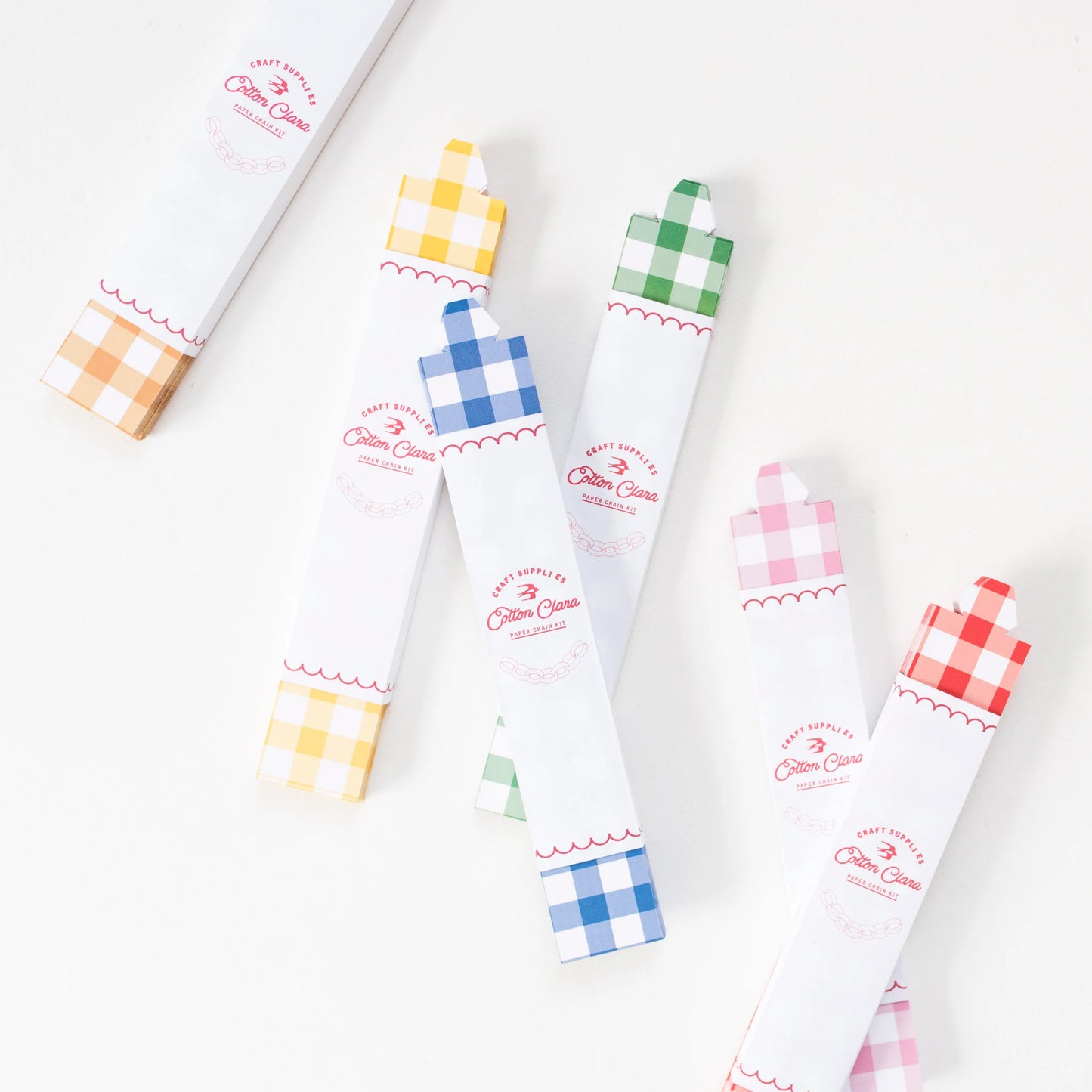 Gingham Paper Chain Kit