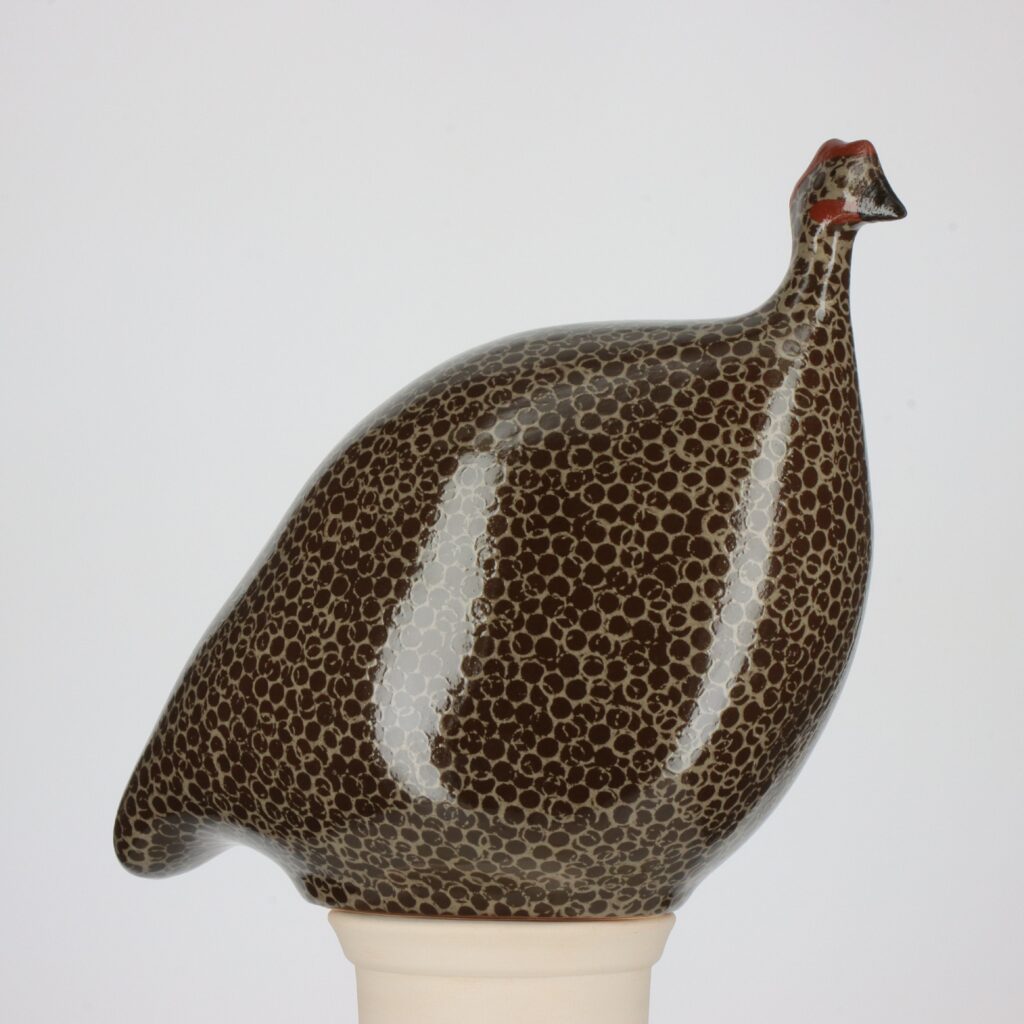 Caillard Ceramic Guinea Fowl - Large
