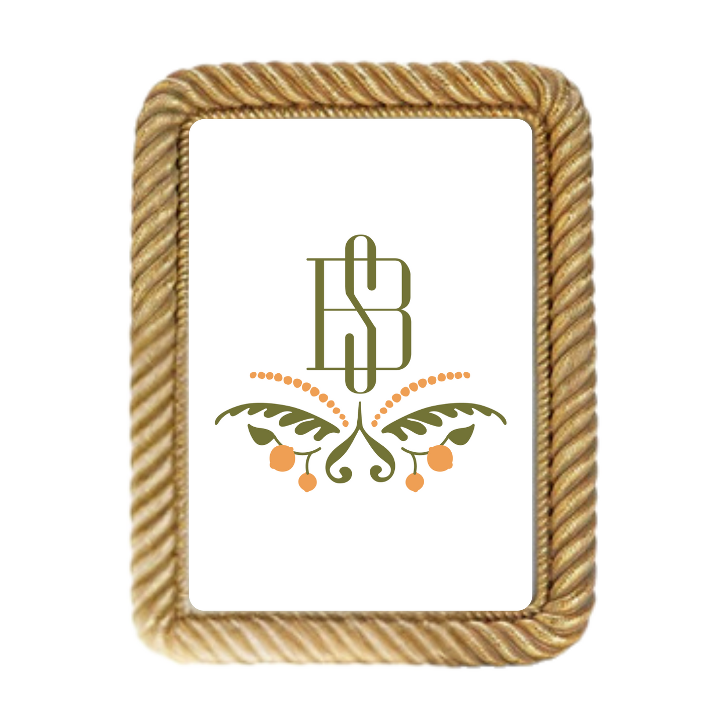 Gold Chain Rope Frames