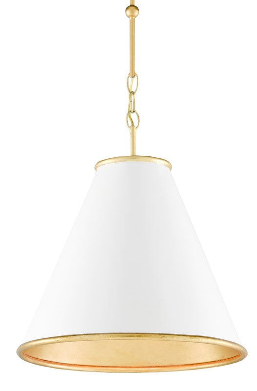 White and Gold Pendant Lamps