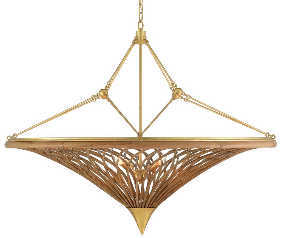 Rattan Chandelier