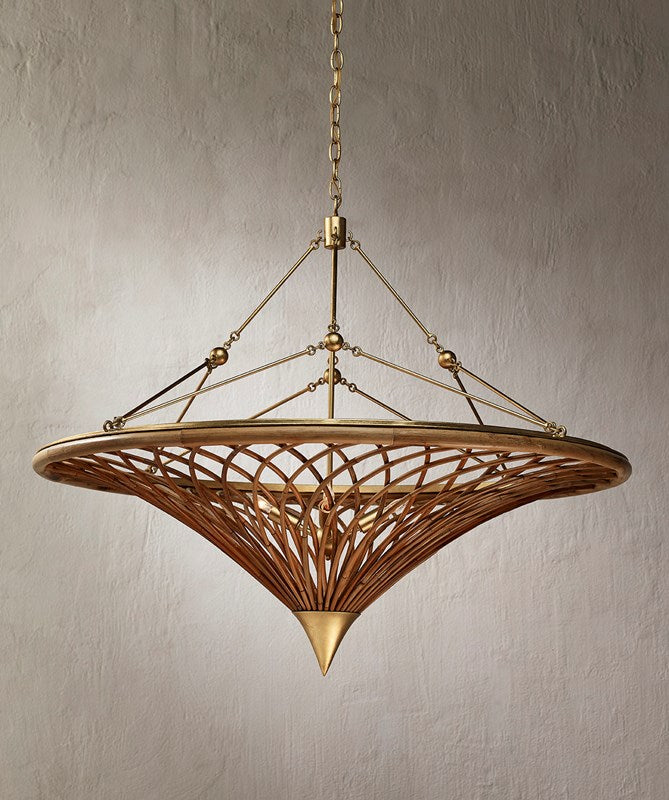 Rattan Chandelier