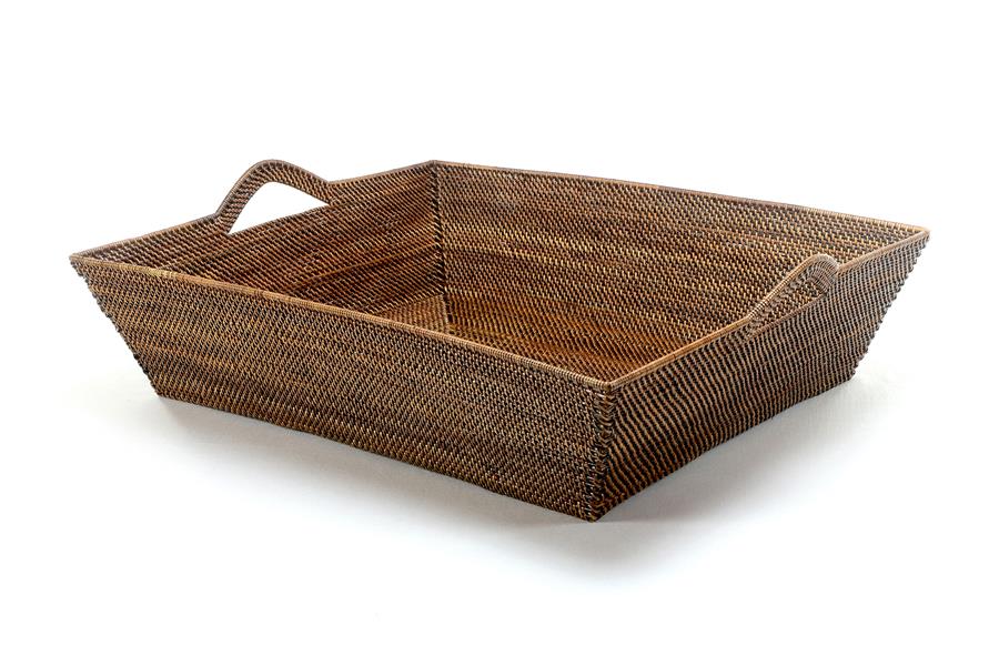 Rectangular Tote Tray with Handles