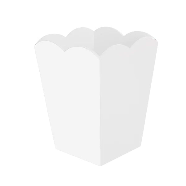 Enameled Scallop Double Color Waste Bin