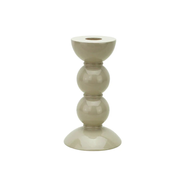 Enamel Bobbin Candlesticks