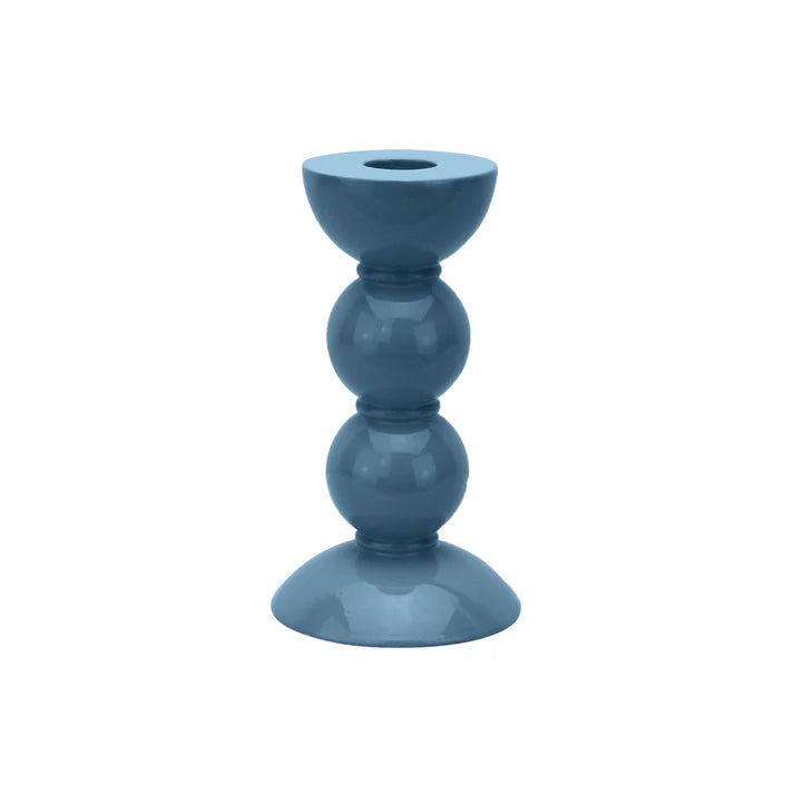 Enamel Bobbin Candlesticks