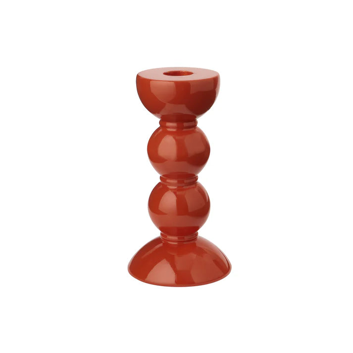 Enamel Bobbin Candlesticks