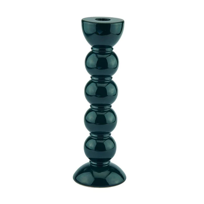 Enamel Bobbin Candlesticks