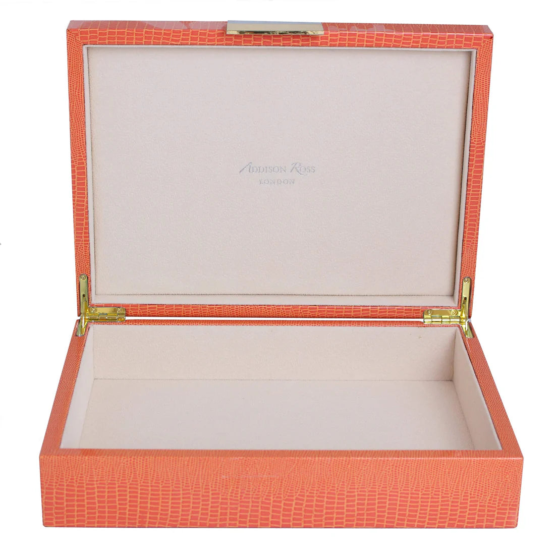 Lacquered Croc Storage Box