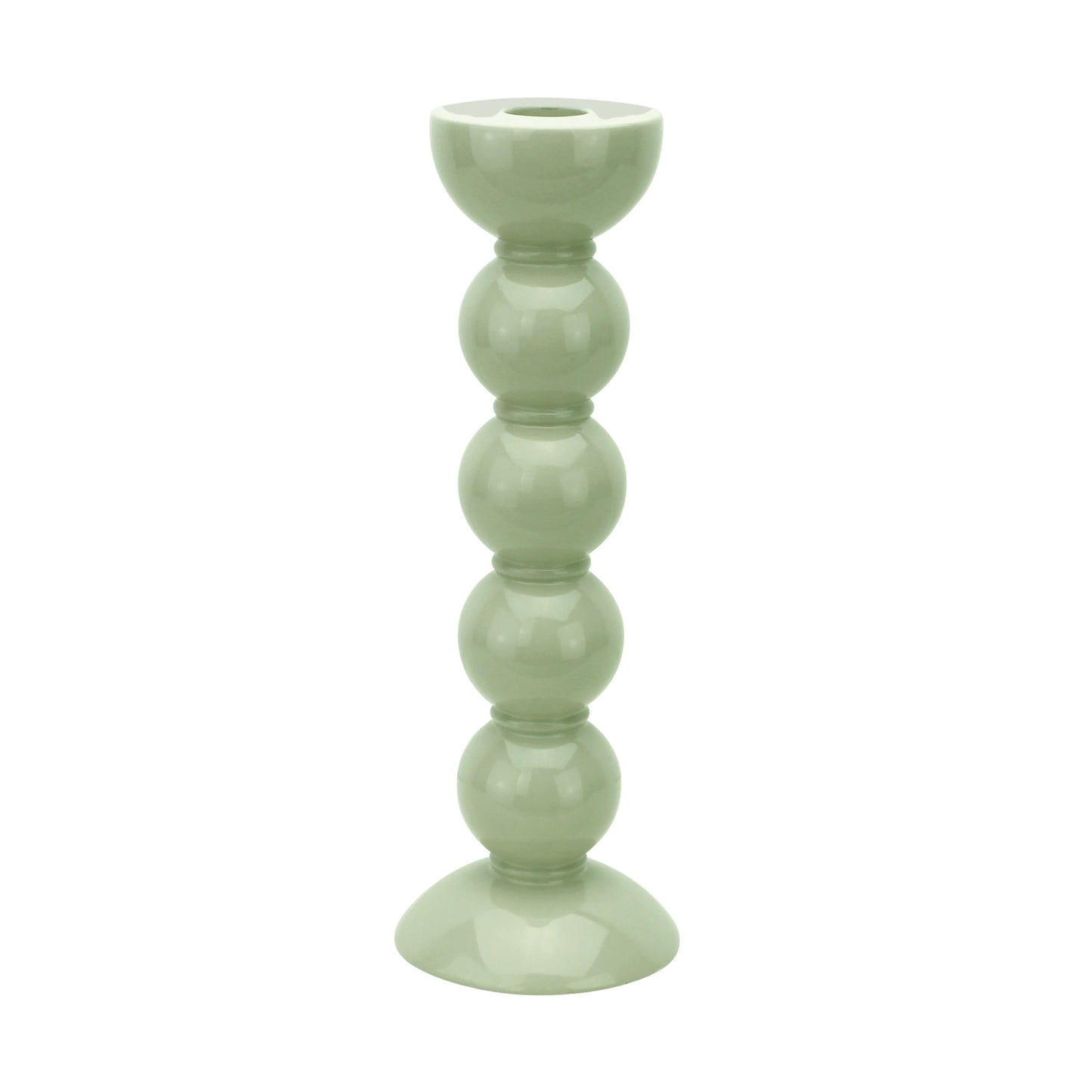 Enamel Bobbin Candlesticks