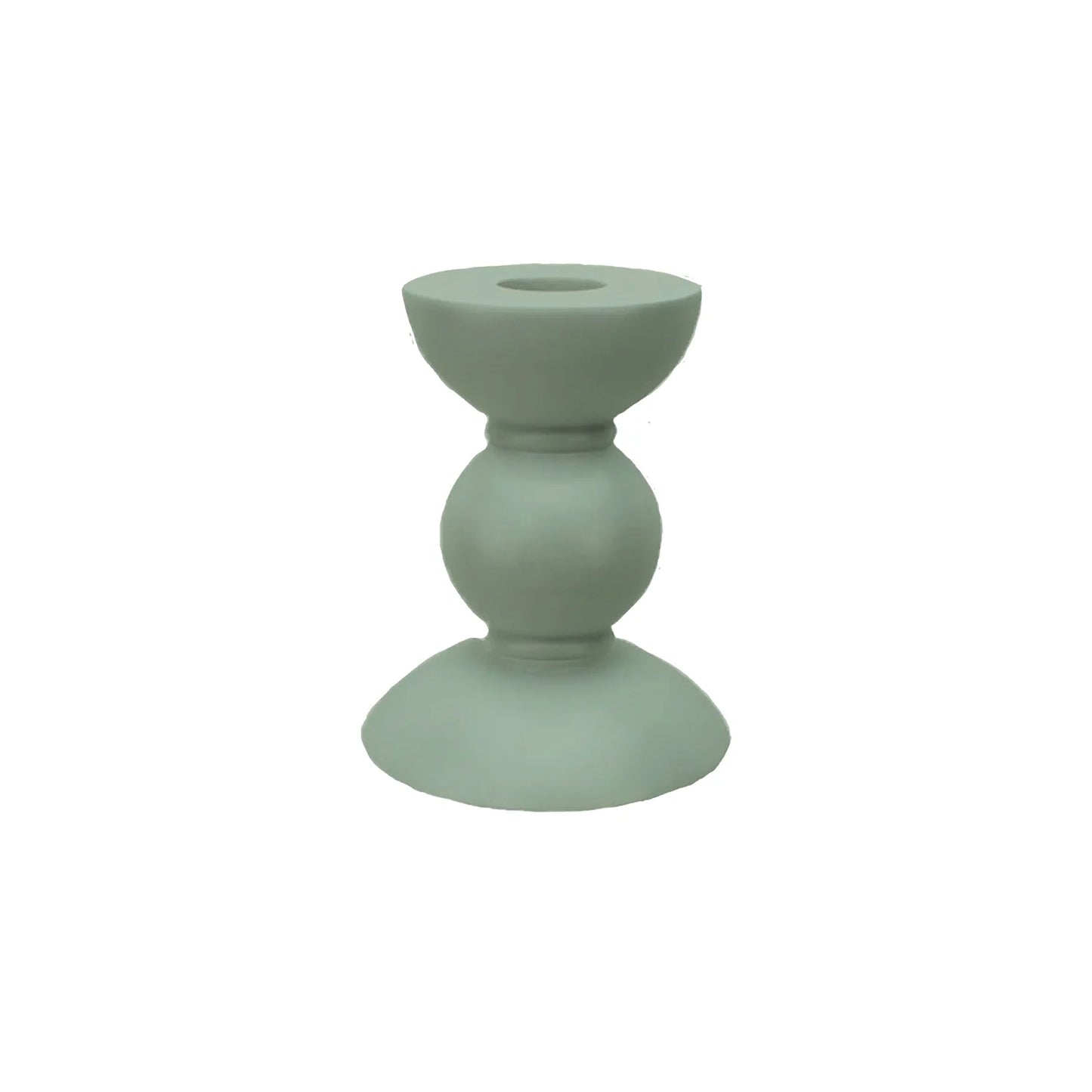 Enamel Bobbin Candlesticks
