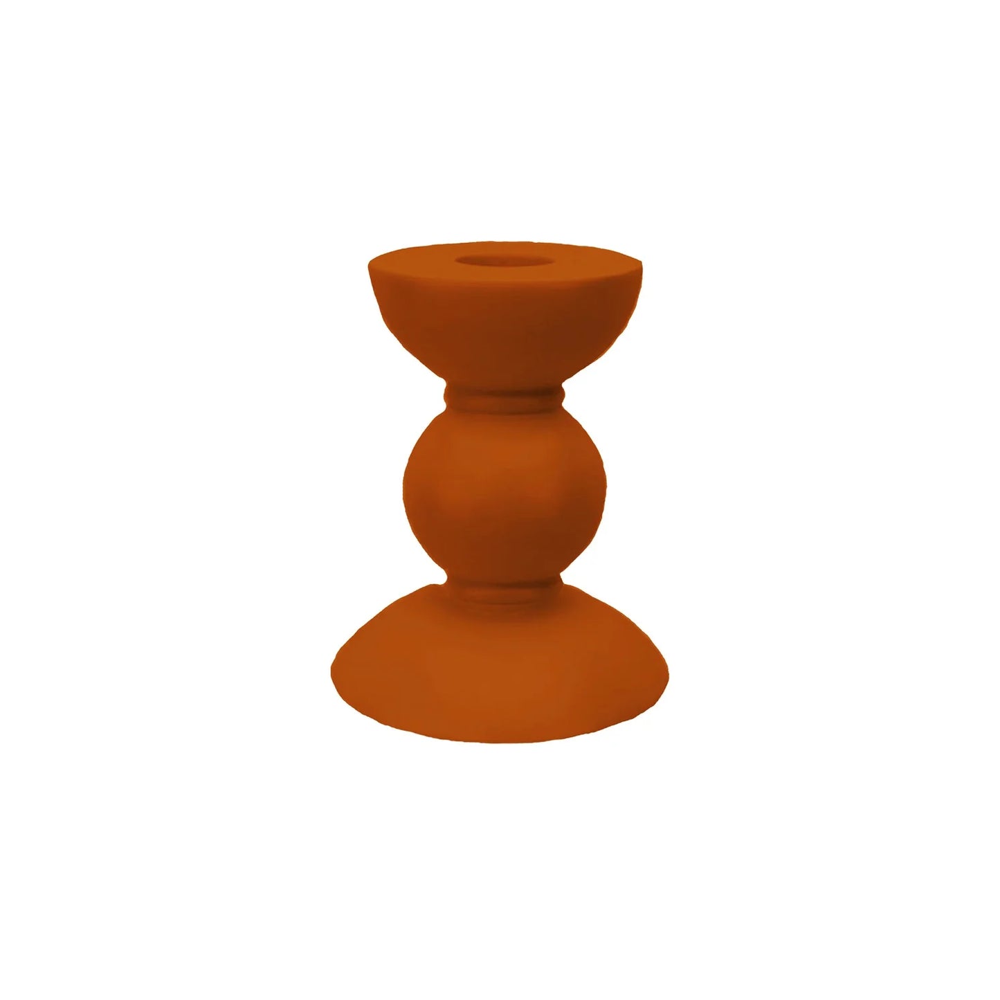 Enamel Bobbin Candlesticks