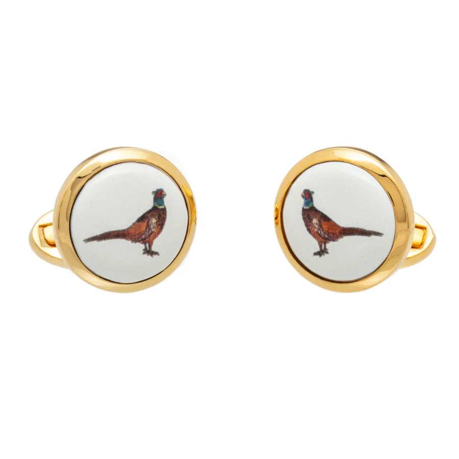 Halcyon Days Enamel Cufflinks