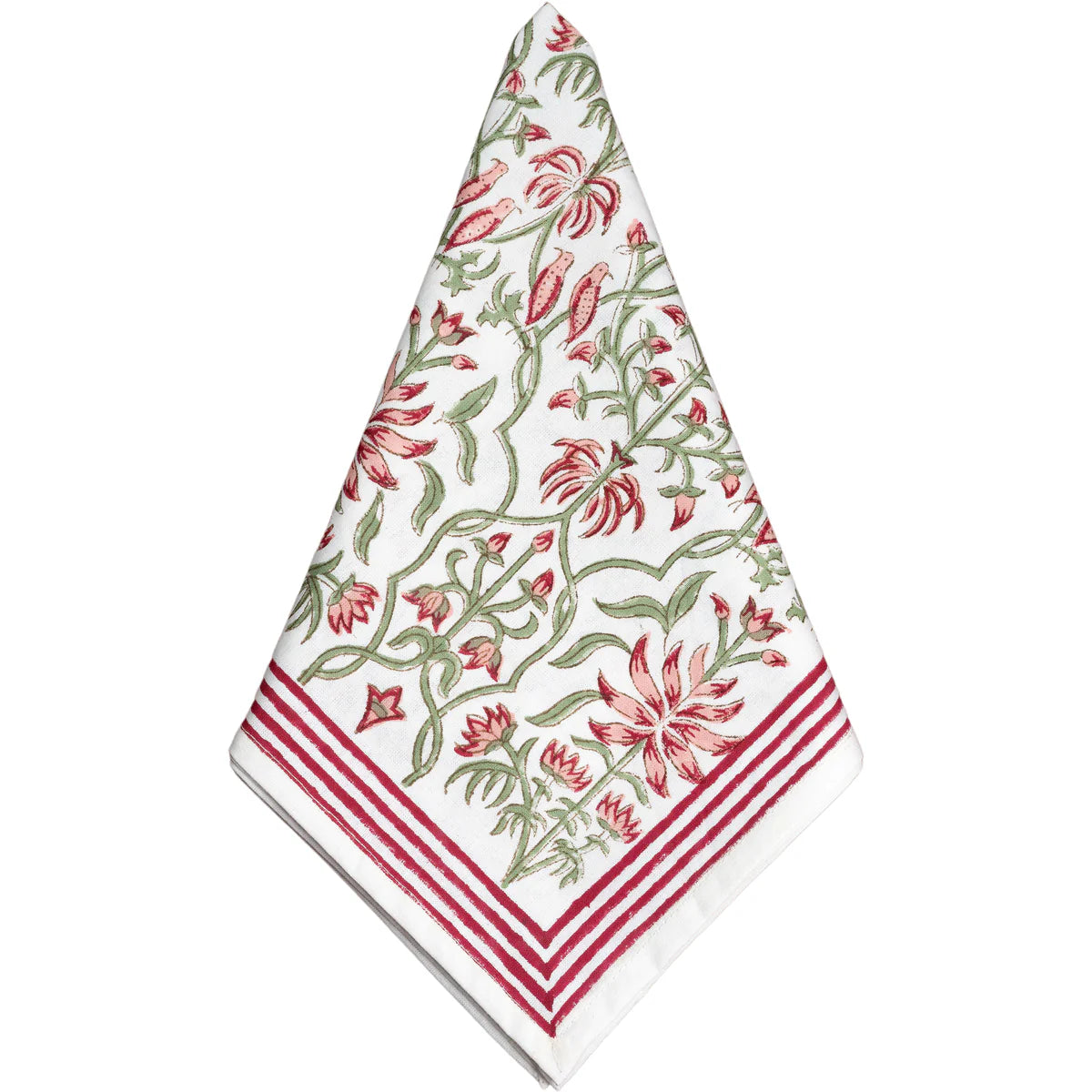 Block Print Table Linens