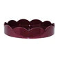 Round Lacquered Scallop Tray