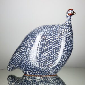 Caillard Ceramic Guinea Fowl - Pecking