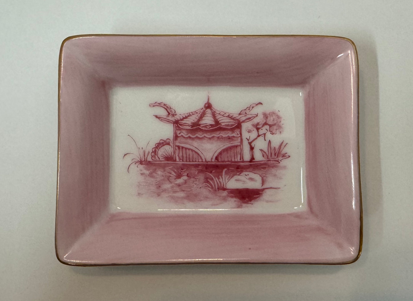 Hand Painted Porcelain Tray