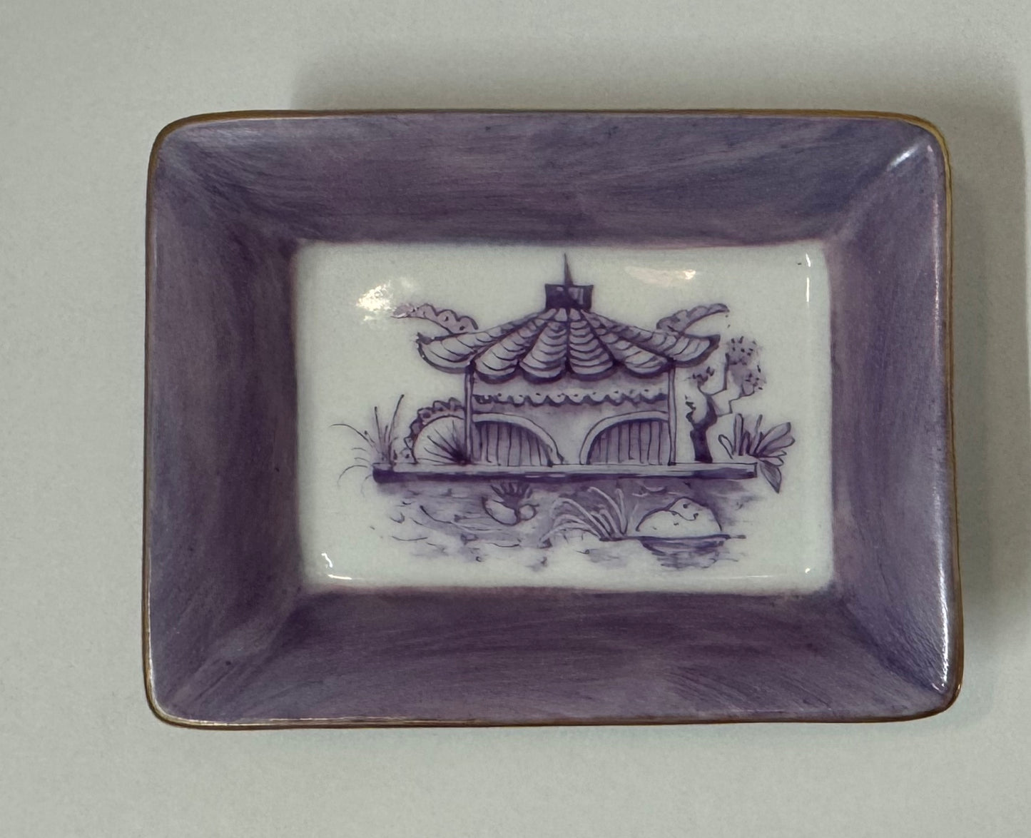 Hand Painted Porcelain Tray