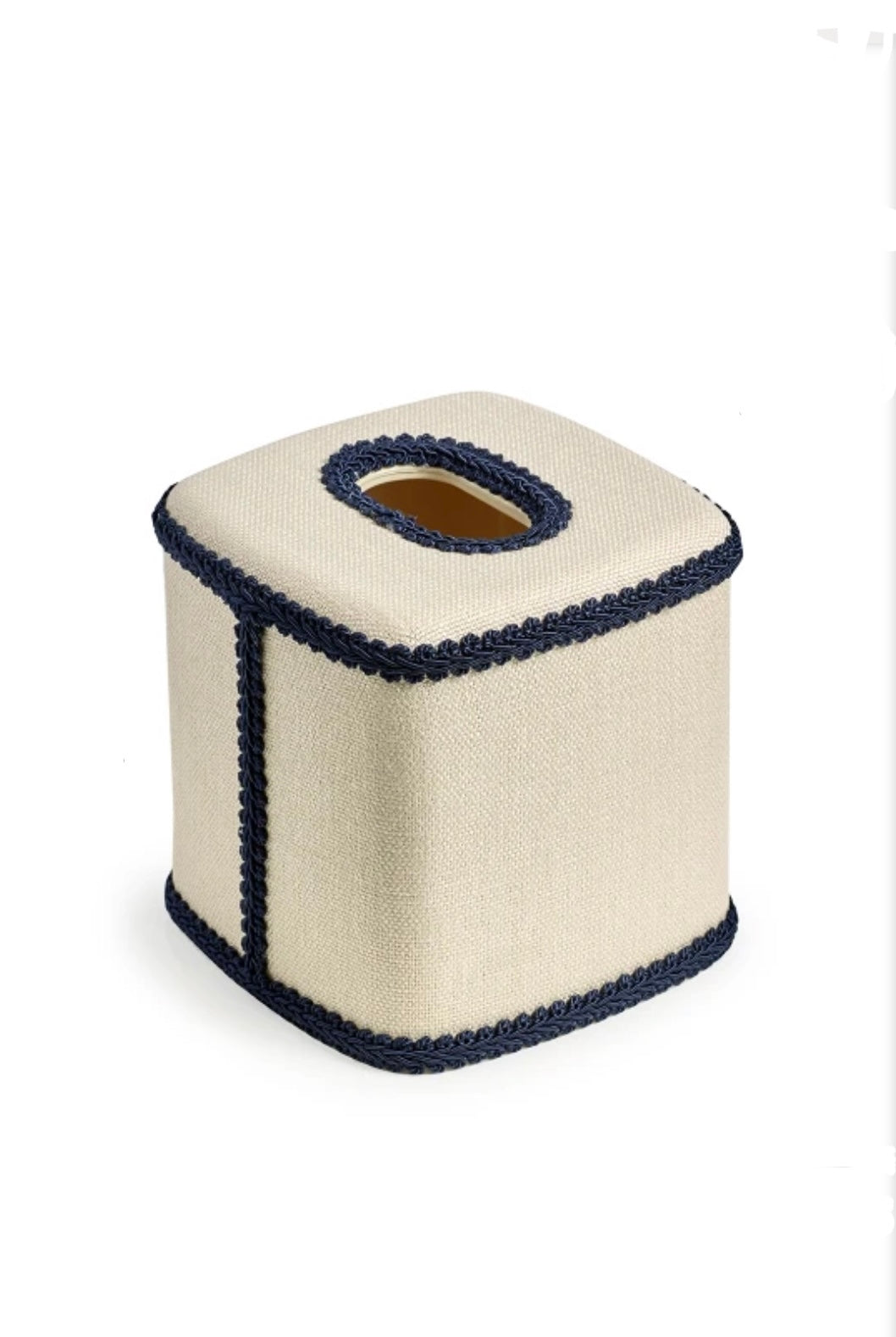 Tissue Cover - White Navy