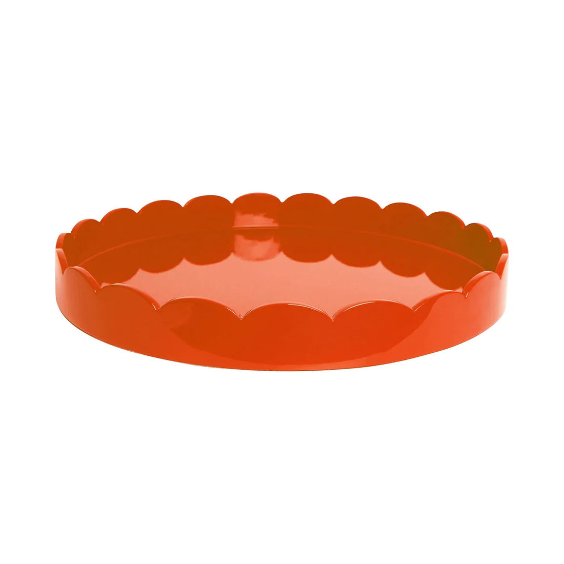 Round Lacquered Scallop Tray