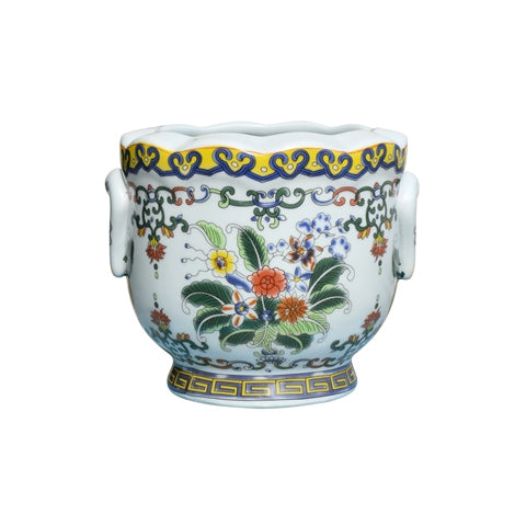 Porcelain Round Cachepot