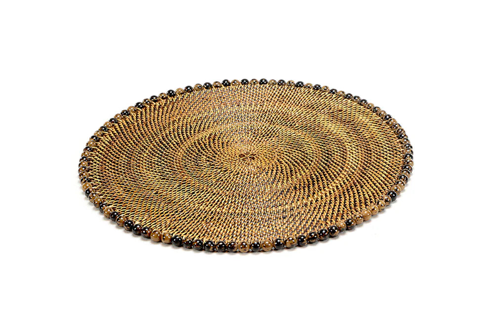 Round Bead Placemat Set/4