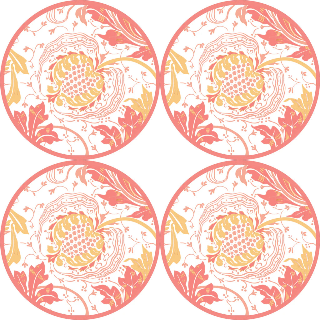 Pomegranate Coasters