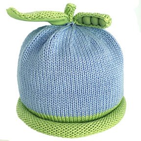 Sweet Pea Knit Hats - Accent Roll Design