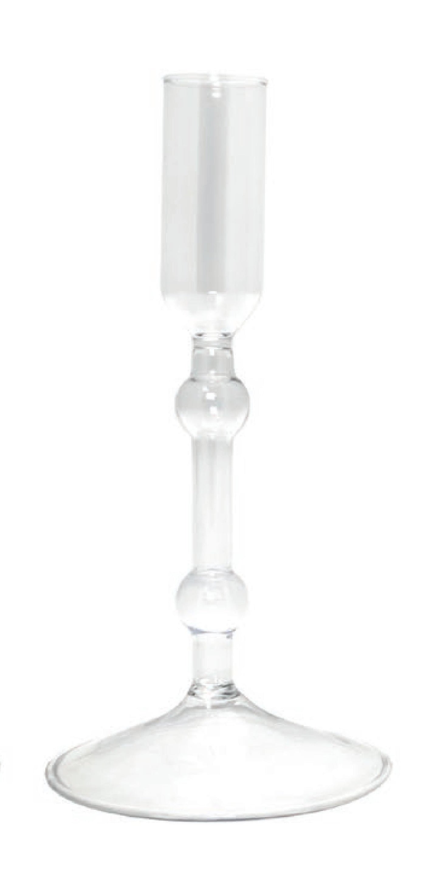 Hand Blown Glass Candle Holders