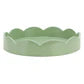 Round Lacquered Scallop Tray