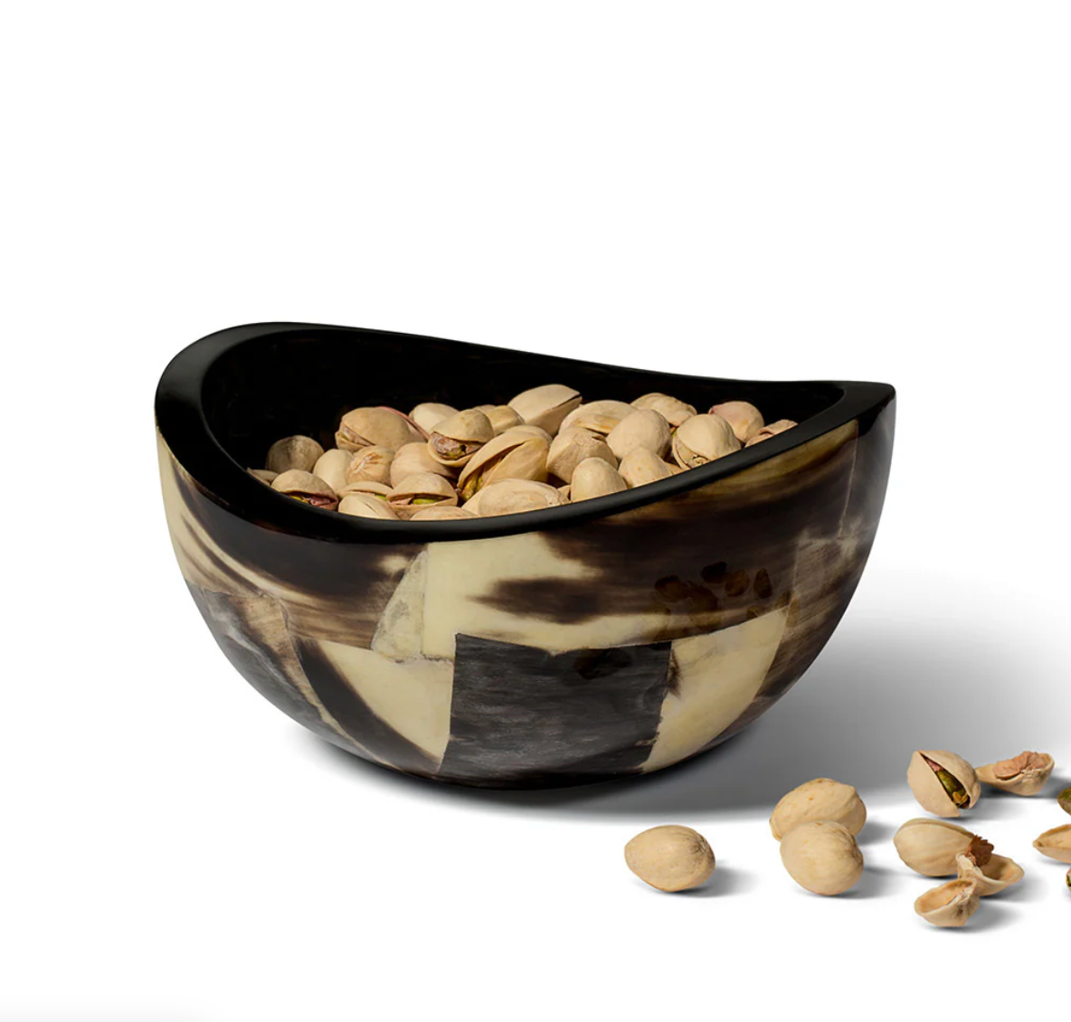 Horn Veneer Accent Bowl