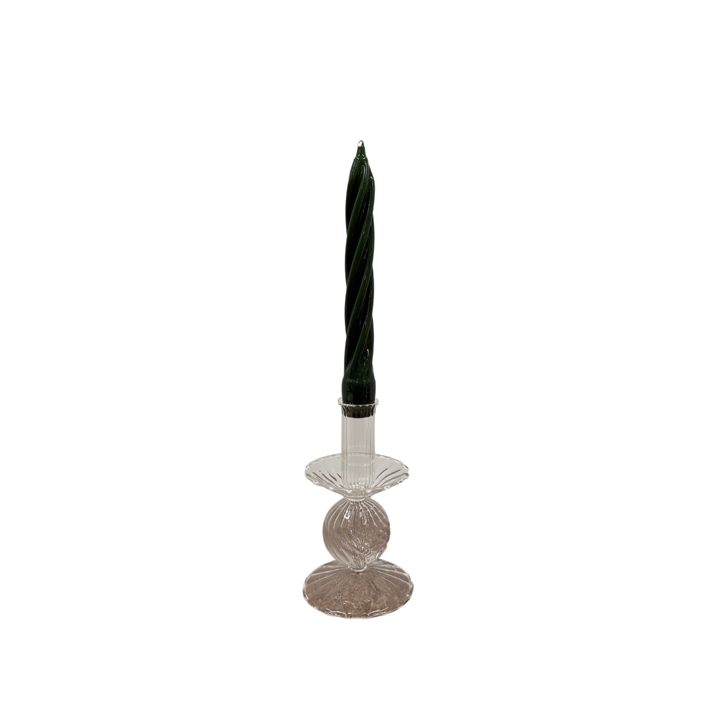 Lacquered Double Swirl Taper Candles