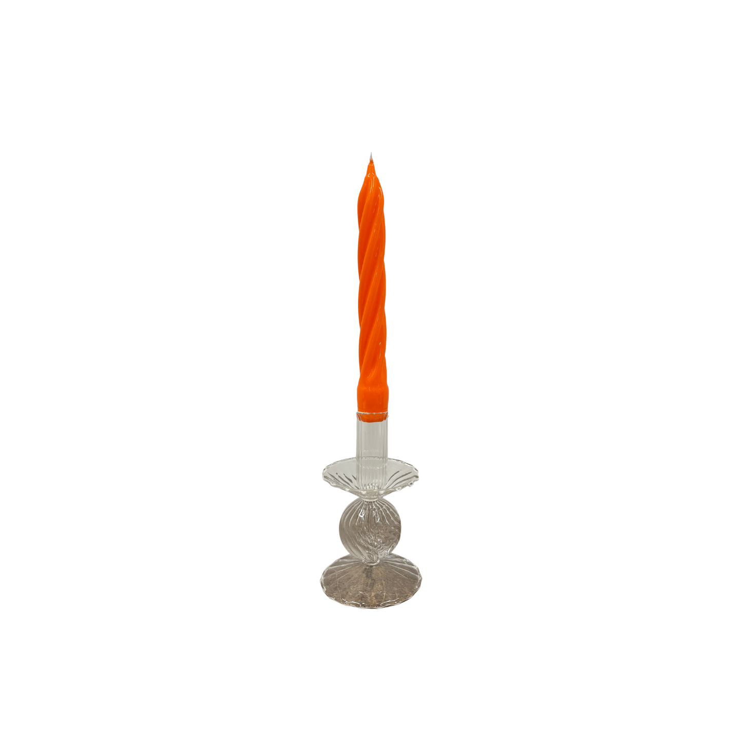 Lacquered Double Swirl Taper Candles