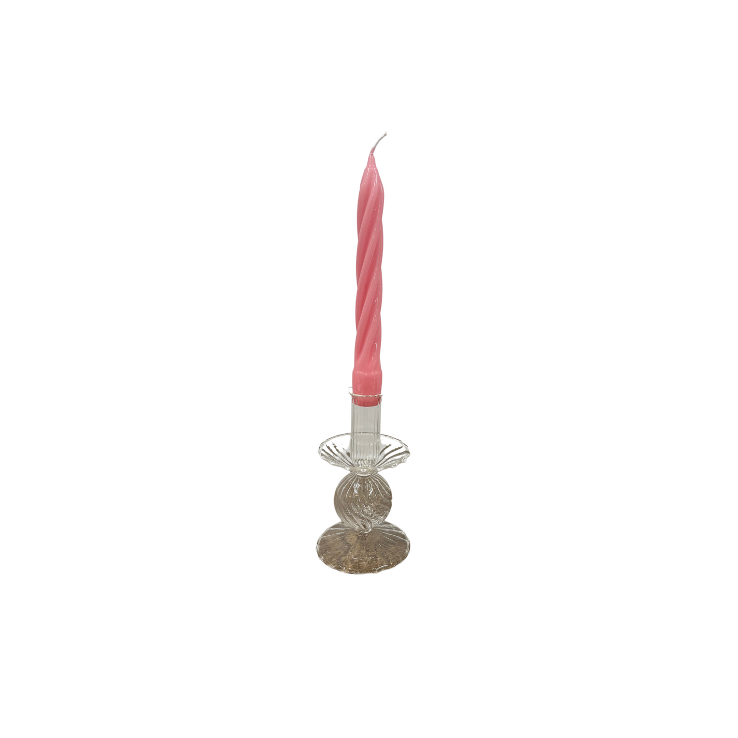 Lacquered Double Swirl Taper Candles