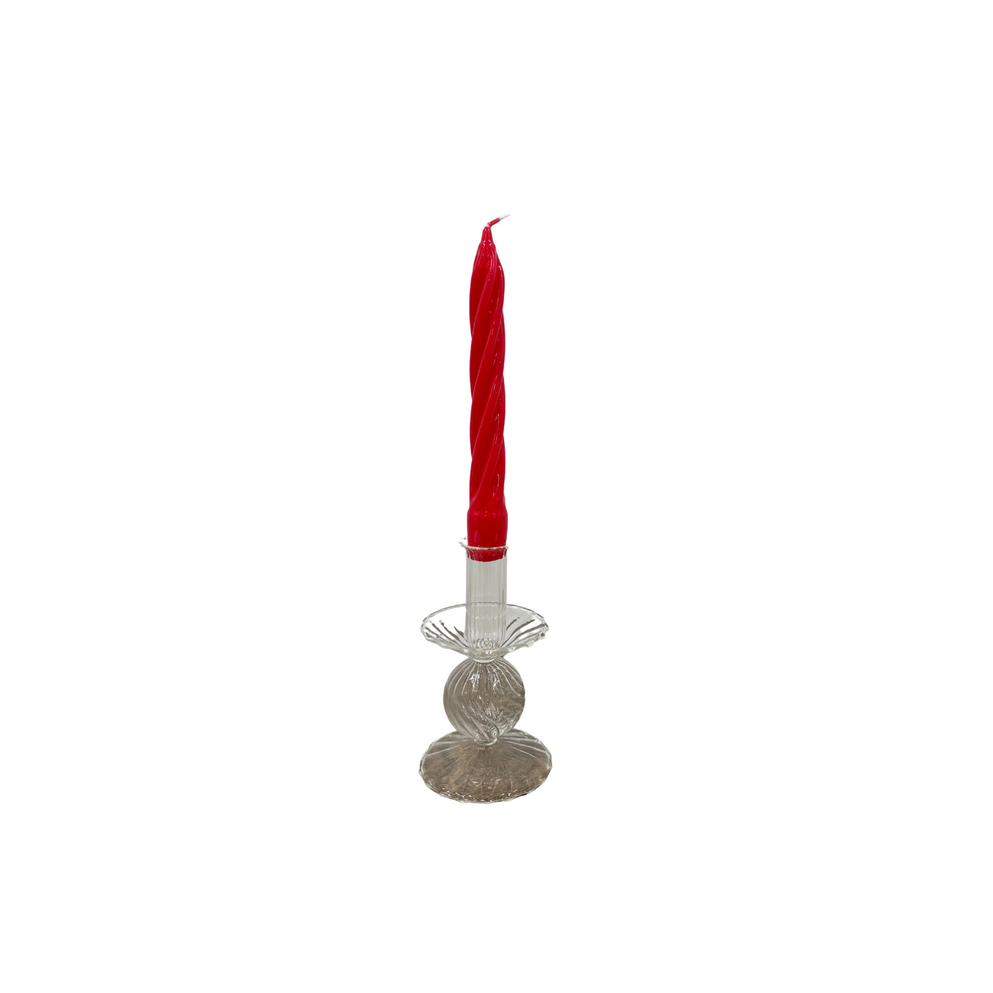 Lacquered Double Swirl Taper Candles