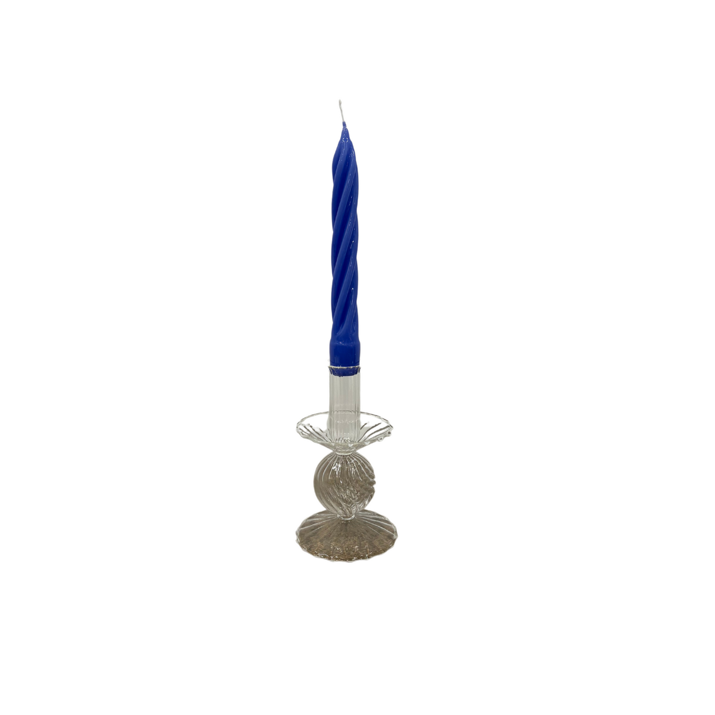 Lacquered Double Swirl Taper Candles