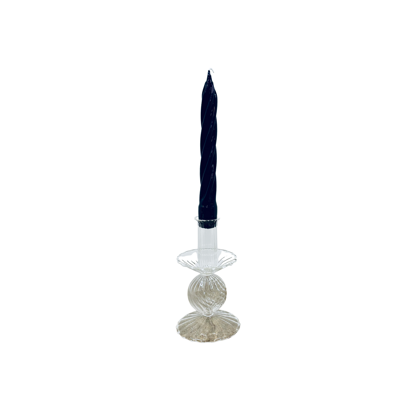 Lacquered Double Swirl Taper Candles