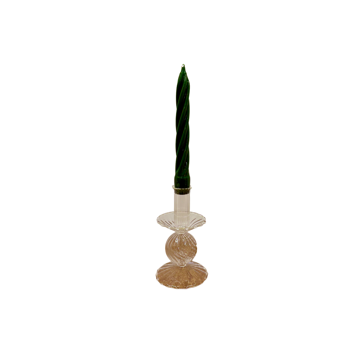 Lacquered Double Swirl Taper Candles