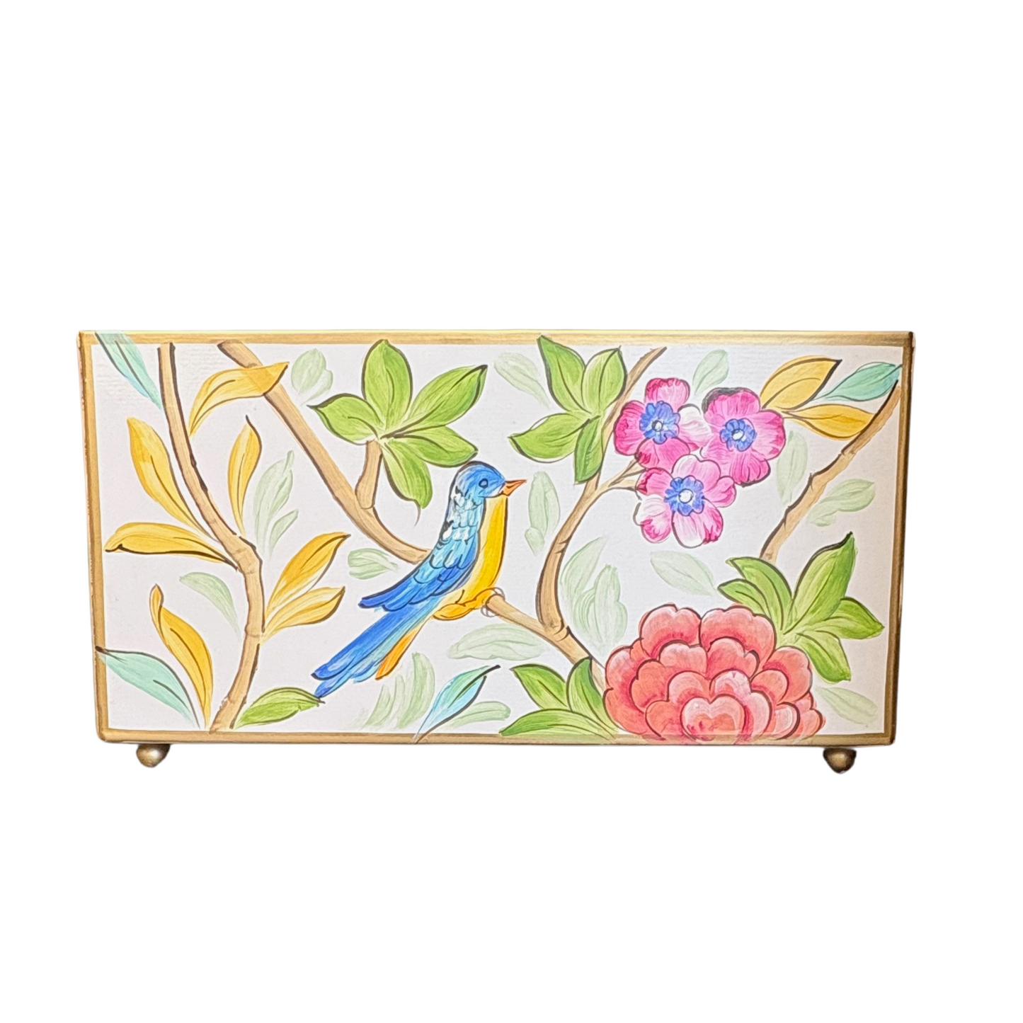 Hand Painted Rectangular Planter