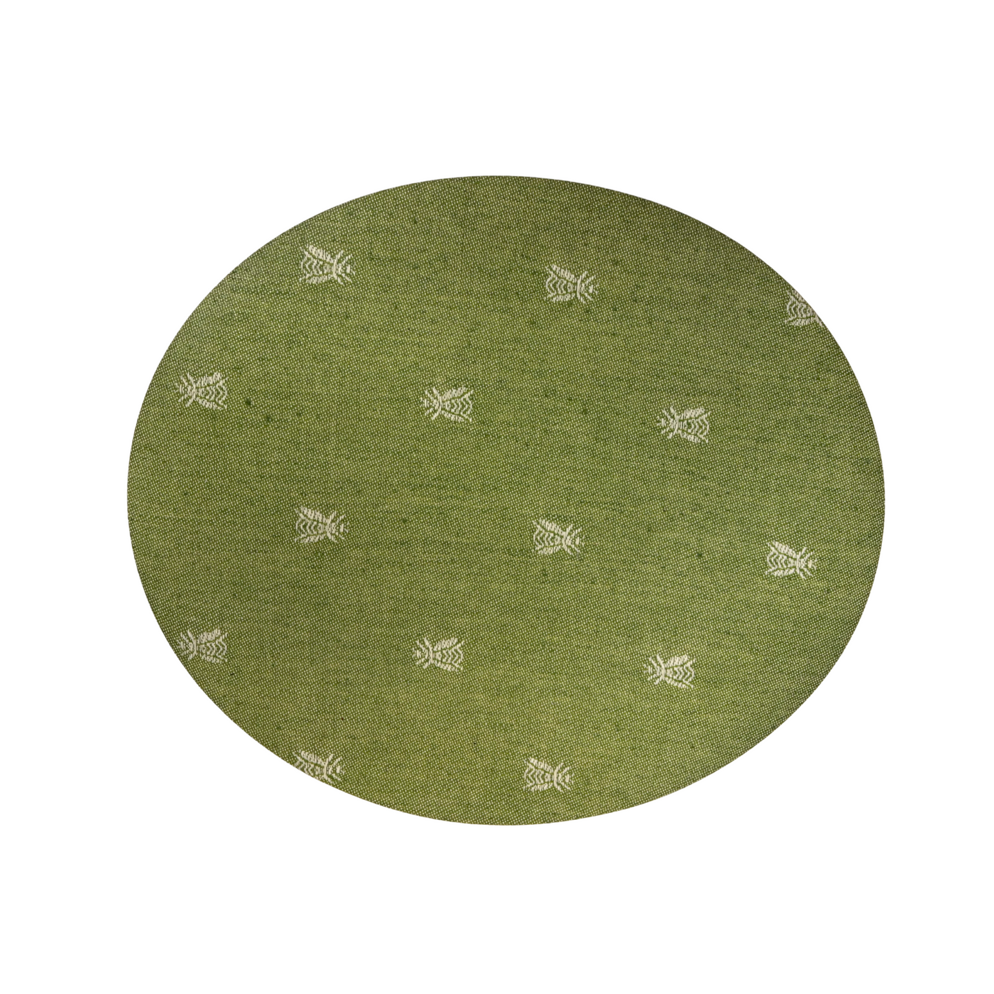 Oval Leather Coated Placemats