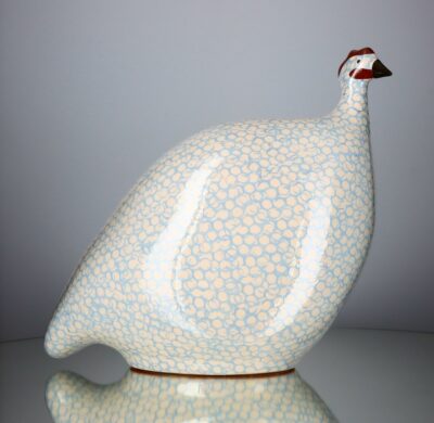 Caillard Ceramic Guinea Fowl - Pecking