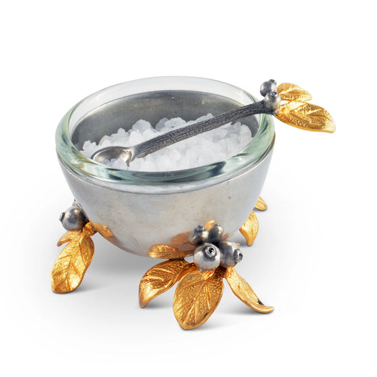 Golden Winterberry Salt Cellar