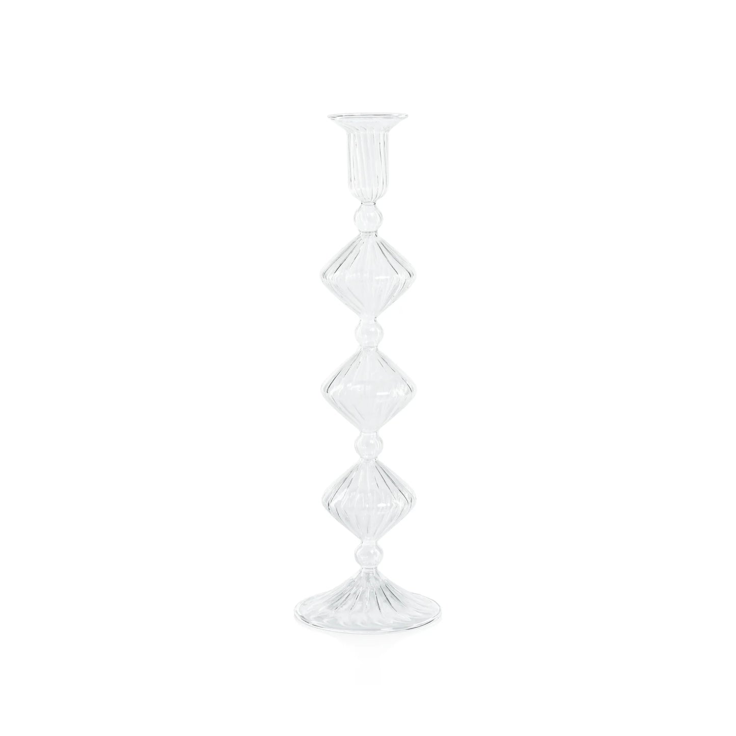 Candeliere Glass Taper Holder