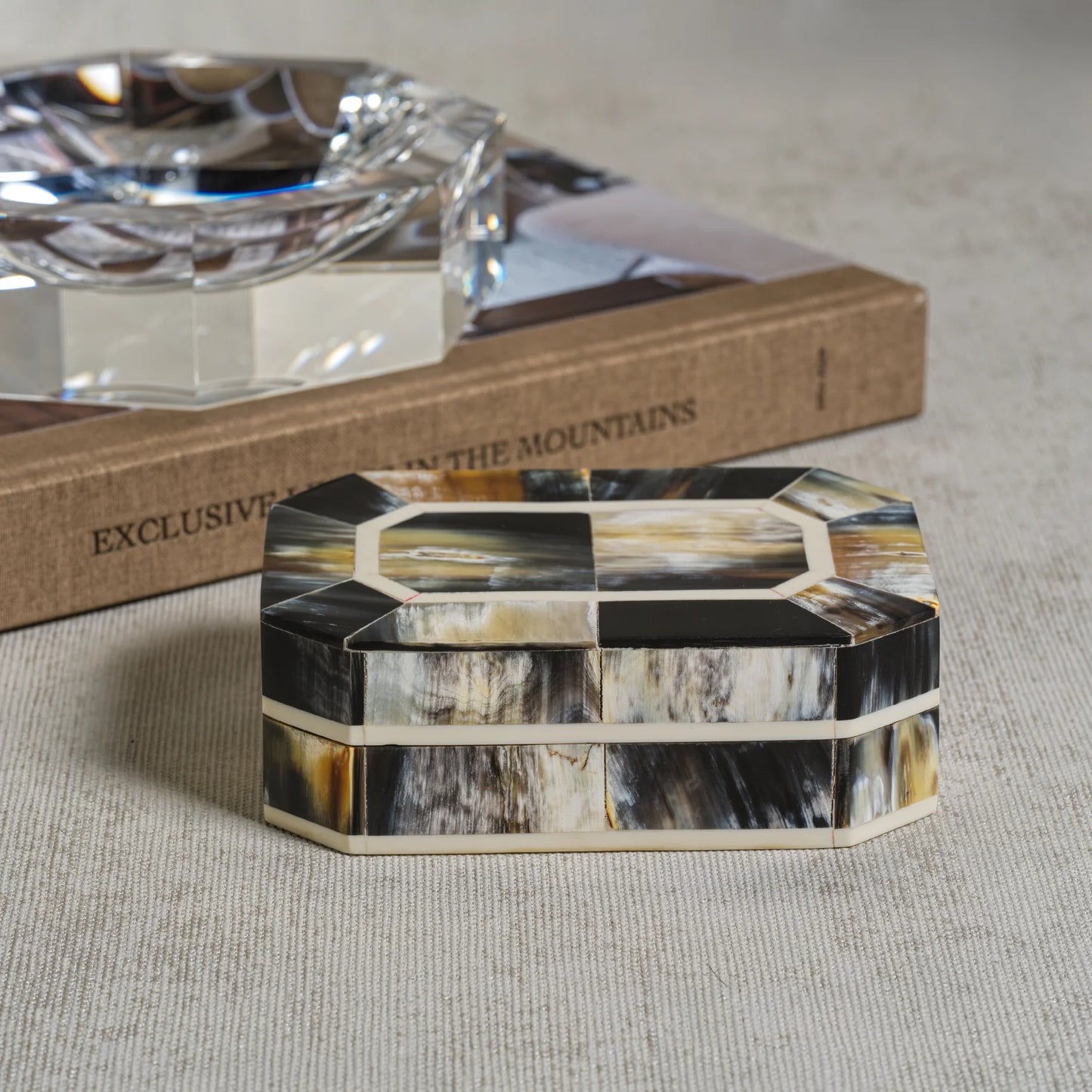 Horn Box with Ivory
