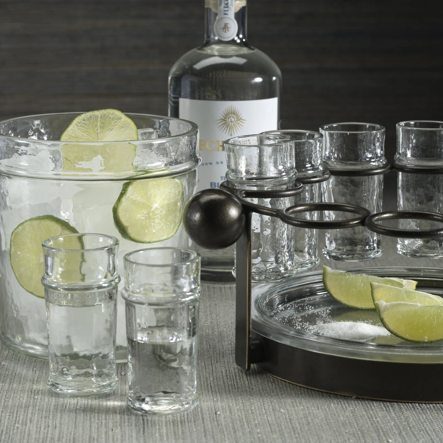 Ten Shot Tequila Set with Ice Bucket