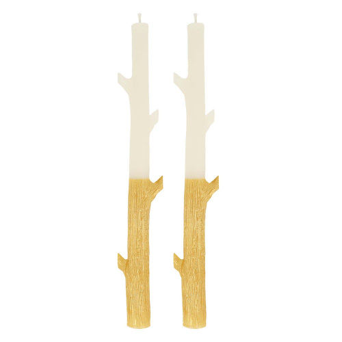 Gold Dipped Stick Candles