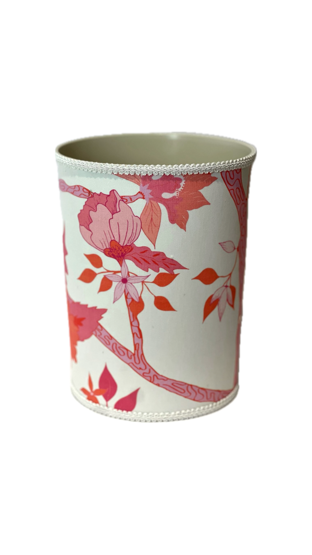 Wastebasket - Fuschia Branch