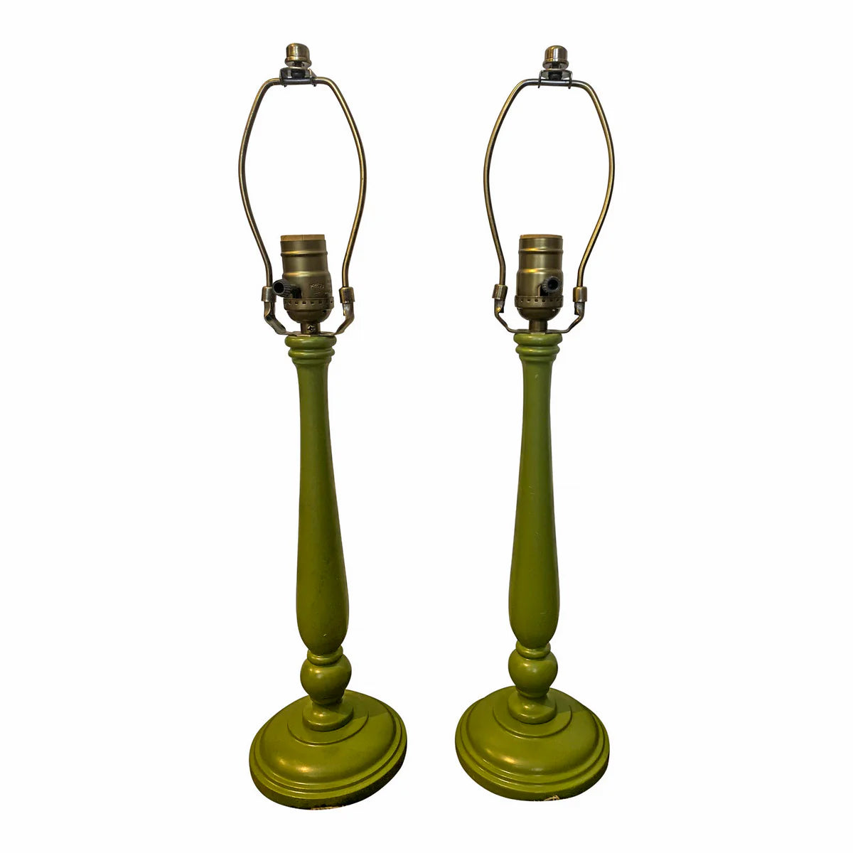 Lacquered Candlestick Lamp